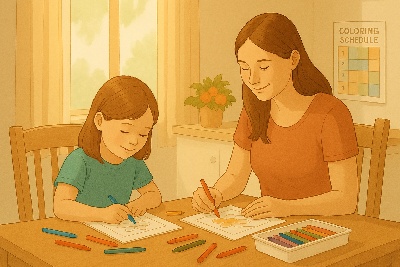 How to Build a Daily Coloring Routine with Your Child (And Stick to It!)