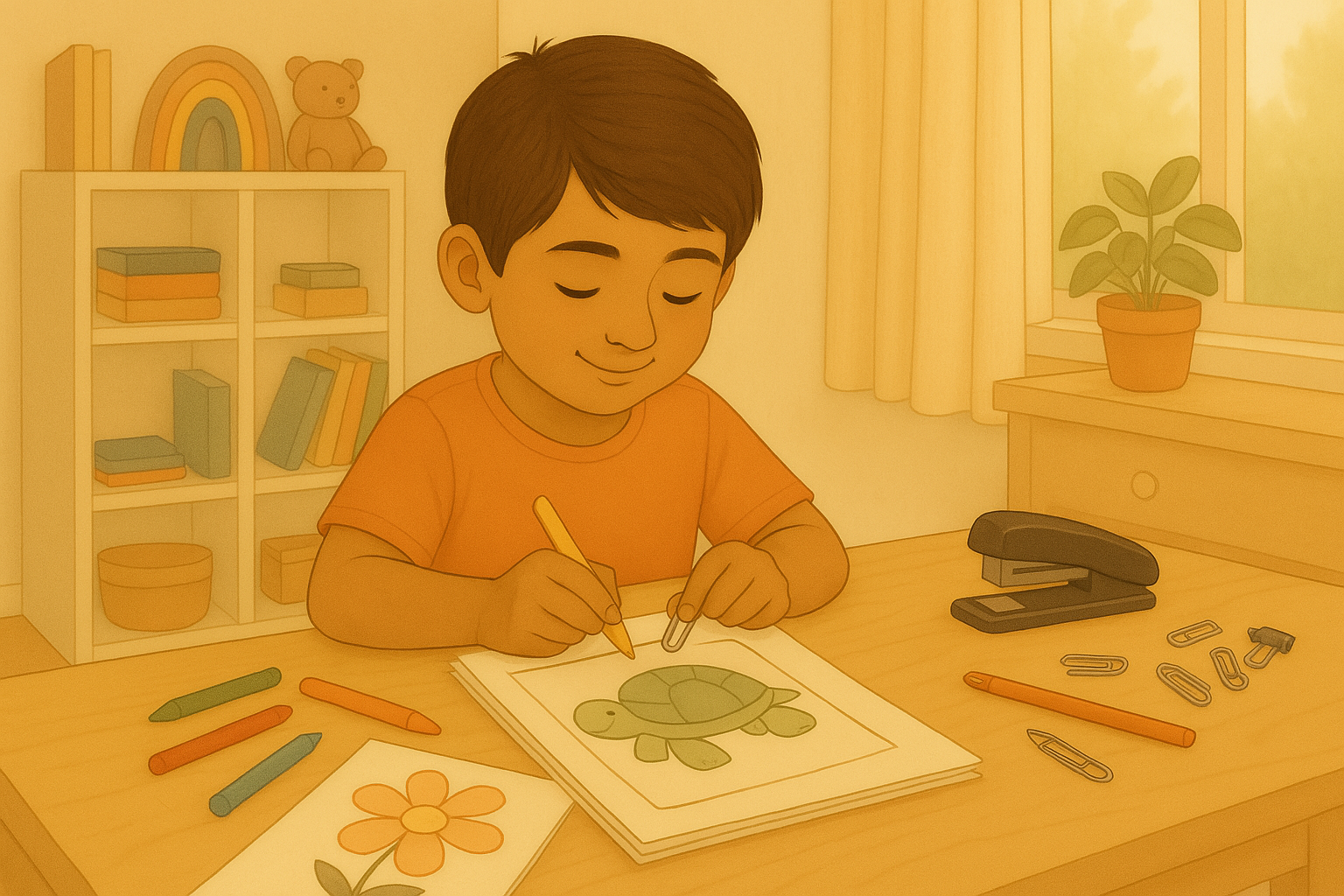 Create a Custom DIY Coloring Book at Home