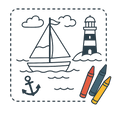 Coloring Kids Boats Coloring Pages – Top Printable Boat Art