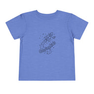 Toddler Coloring Space Tee - Fun Rocket Design for Kids