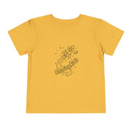 Toddler Coloring Space Tee - Fun Rocket Design for Kids