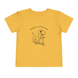 Scoot-A-Raptor Toddler Tee – Fun & Playful Dinosaur Short Sleeve Shirt