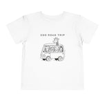 Zoo Road Trip Toddler Tee - Fun Kids Short Sleeve Shirt for Little Adventurers