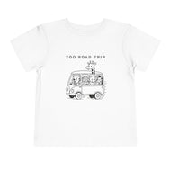 Zoo Road Trip Toddler Tee - Fun Kids Short Sleeve Shirt for Little Adventurers