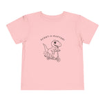 Scoot-A-Raptor Toddler Tee – Fun & Playful Dinosaur Short Sleeve Shirt
