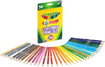Crayola Colored Pencils (36ct), Kids Pencils Set, Arts & Crafts Supplies, Coloring Book Pencils, Gifts for Kids & Toddlers, Ages 3+