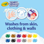 Crayola Ultra-Clean Washable Markers, 12 Count