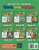 Princesses Book #1: Ages 3–5: A Fun Coloring Book for Kids | Unique Designs from the Coloring.kids Series (Princesses Coloring Book)