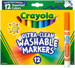 Crayola Ultra-Clean Washable Markers, 12 Count