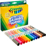 Crayola Ultra-Clean Washable Markers, 12 Count
