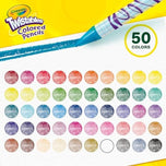 Crayola Twistables Colored Pencil Set (50ct), Kids Easter Basket Essentials & Stuffers, No Sharpen Colored Pencils For Kids, Coloring Book Pencils, 4+