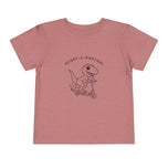 Scoot-A-Raptor Toddler Tee – Fun & Playful Dinosaur Short Sleeve Shirt
