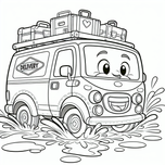 Cars Coloring Book #4 – Printable Coloring Book for Ages 3–5 | Coloring.kids
