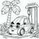 Cars Coloring Book #4 – Printable Coloring Book for Ages 3–5 | Coloring.kids