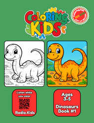 Dinosaurs Coloring Book #1 – Printable Coloring Book for Ages 3-5 | Coloring.kids