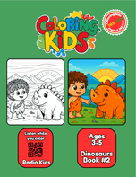 Dinosaurs Coloring Book #2 – Printable Coloring Book for Ages 3–5 | Coloring.kids