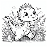 Dinosaurs Coloring Book #3 – Printable Coloring Book for Ages 3–5 | Coloring.kids