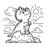 Dinosaurs Coloring Book #3 – Printable Coloring Book for Ages 3–5 | Coloring.kids