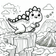 Dinosaurs Coloring Book #3 – Printable Coloring Book for Ages 3–5 | Coloring.kids