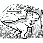 Dinosaurs Coloring Book #4 – Printable Coloring Book for Ages 3–5 | Coloring.kids