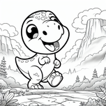 Dinosaurs Coloring Book #4 – Printable Coloring Book for Ages 3–5 | Coloring.kids
