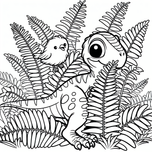 Dinosaurs Coloring Book #4 – Printable Coloring Book for Ages 3–5 | Coloring.kids