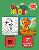 Dinosaurs Coloring Book #4 – Printable Coloring Book for Ages 3–5 | Coloring.kids