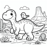 Dinosaurs Coloring Book #5 – Printable Coloring Book for Ages 3–5 | Coloring.kids