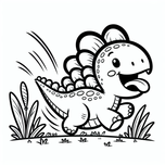 Dinosaurs Coloring Book #5 – Printable Coloring Book for Ages 3–5 | Coloring.kids