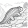 Free Dinosaur Coloring Page – Armored Dino on the Rocks | Ages 3–5 | Coloring.kids