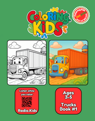 Trucks Coloring Book #1 – Printable Coloring Book for Ages 3–5 | Coloring.kids
