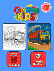Trucks Coloring Book #1 – Printable Coloring Book for Ages 5–8 | Coloring.kids