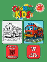Cars Coloring Book #4 – Printable Coloring Book for Ages 3–5 | Coloring.kids
