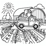 Trucks Coloring Book #2 – Printable Coloring Book for Ages 3–5 | Coloring.kids