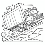 Trucks Coloring Book #2 – Printable Coloring Book for Ages 3–5 | Coloring.kids