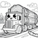 Trucks Coloring Book #3 – Printable Coloring Book for Ages 3–5 | Coloring.kids