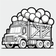 Trucks Coloring Book #3 – Printable Coloring Book for Ages 3–5 | Coloring.kids