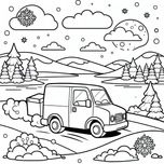 Trucks Coloring Book #3 – Printable Coloring Book for Ages 3–5 | Coloring.kids