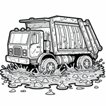 Trucks Coloring Book #1 – Printable Coloring Book for Ages 3–5 | Coloring.kids