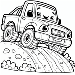 Trucks Coloring Book #1 – Printable Coloring Book for Ages 3–5 | Coloring.kids