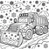 Free Snowplow Truck Coloring Page – Winter Snow Scene | Ages 3–5 | Coloring.kids