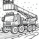 Free Bucket Truck Coloring Page – Snowy Utility Scene | Ages 5–8 | Coloring.kids