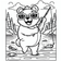 Free Coloring Page – Bear Fishing in Sunglasses (Ages 5–8)  Coloring.kids
