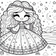 Starlight Princess by the Lake – Free Coloring Page | Coloring.kids
