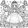 Princesses Coloring Book #1 – Printable Coloring Book for Ages 3–5 | Coloring.kids