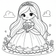Princesses Coloring Book #1 – Printable Coloring Book for Ages 3–5 | Coloring.kids