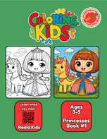 Princesses Coloring Book #1 – Printable Coloring Book for Ages 3–5 | Coloring.kids