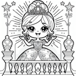 Princesses Coloring Book #2 – Printable Coloring Fun for Ages 3–5 | Coloring.kids