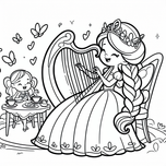 Princesses Coloring Book #2 – Printable Coloring Fun for Ages 3–5 | Coloring.kids