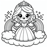 Princesses Coloring Book #2 – Printable Coloring Fun for Ages 3–5 | Coloring.kids